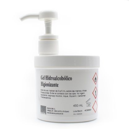 Gel hidroalcohólico higienizante